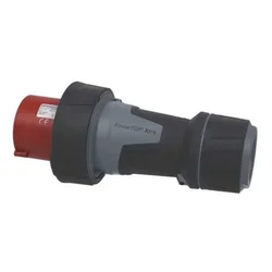 Power Top Xtra Ip67 5 Poles Male Plug 125a 400v Black / Grey / Red One Size unisex