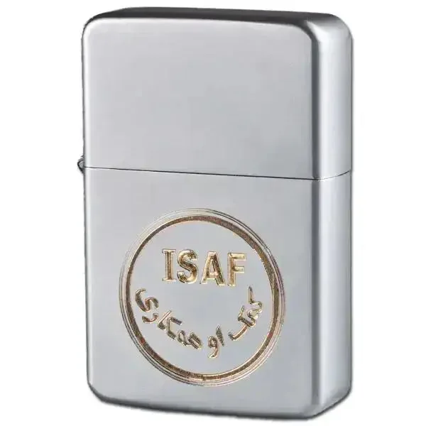 Feuerzeug Gas mit Gravur ISAF Default Title adult - Z-Plus - FashionsVida