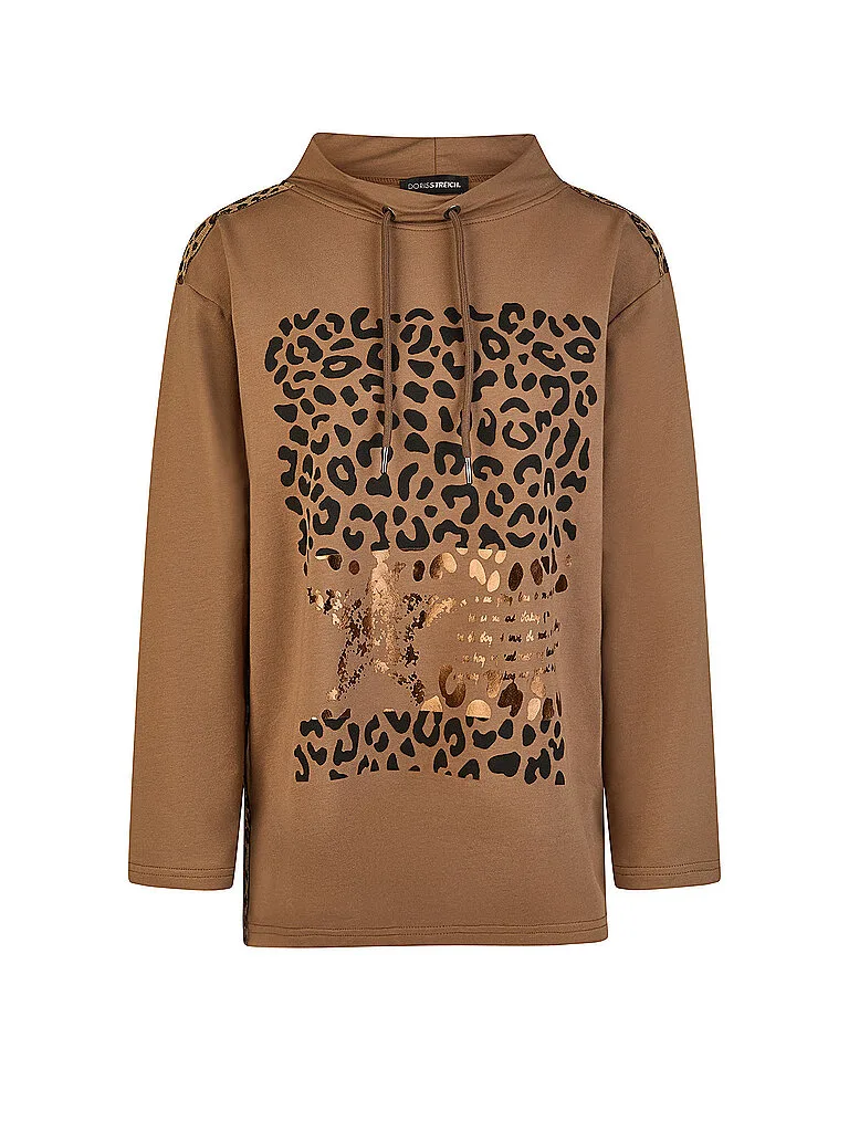 T-shirt à manches longues camel 52 - Doris Streich - FashionsVida