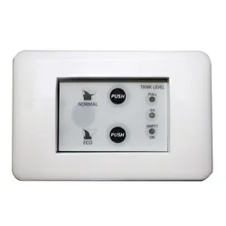 Wastewater Indicator Panel White 125 x 80 mm unisex