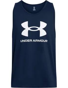 Sportstyle Logo Herren Tanktop, blau LG