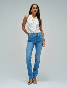 Vaqueros pitillo Secret push in slim de mujer - Salsa Jeans - FashionsVida