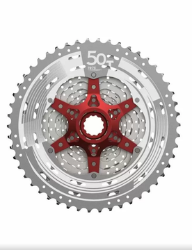 Cassetta pignoni MTB CSMX8 11v Shimano Sram Light 11-50 silver