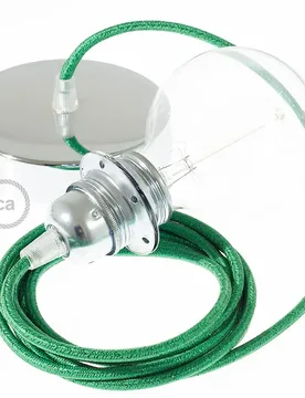 Cables Lampe Suspendue Pendel Pour Abat-jour Rl06 1 M Glittering Green / Chrome Plated One Size - Creative - FashionsVida