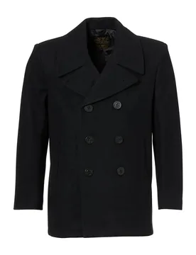 Mantel US Navy Pea Coat - Dunkelblau / L Herren Dunkelblau adult Herren - MIL-TEC - FashionsVida