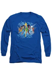 Fairies Faith, Trust & Pixie Dust With Tinker Bell T-Shirt, Royal - Royal - Size: S