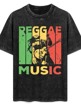 Reggae Music Vintage T-Shirt Fashion Graphic Tee for Men - Aliexpress - FashionsVida