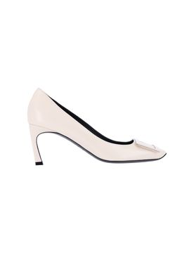 Women's Calf Leather Heeled Shoes