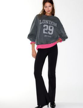 Felpa Con Grafica London 29
