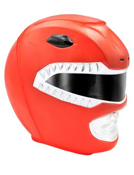Maske Power Ranger Erwachsene rot