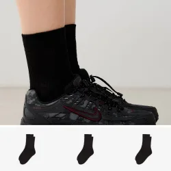 Pack Chaussettes X3 Mid Crew noir 39/42