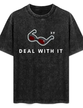 Risk of rain - Deal with it T-Shirt Casual Pattern Print Tee Shirt - Aliexpress - FashionsVida