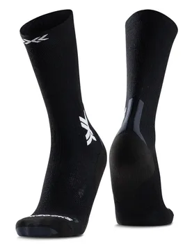 Run Discover Merino Crew Socks X Black / Light Grey UK 10.5-12 Men,Women - X-SOCKS - FashionsVida
