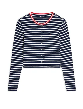 Cardigan Slim Fit dunkelblau S damen - TOMMY JEANS - FashionsVida