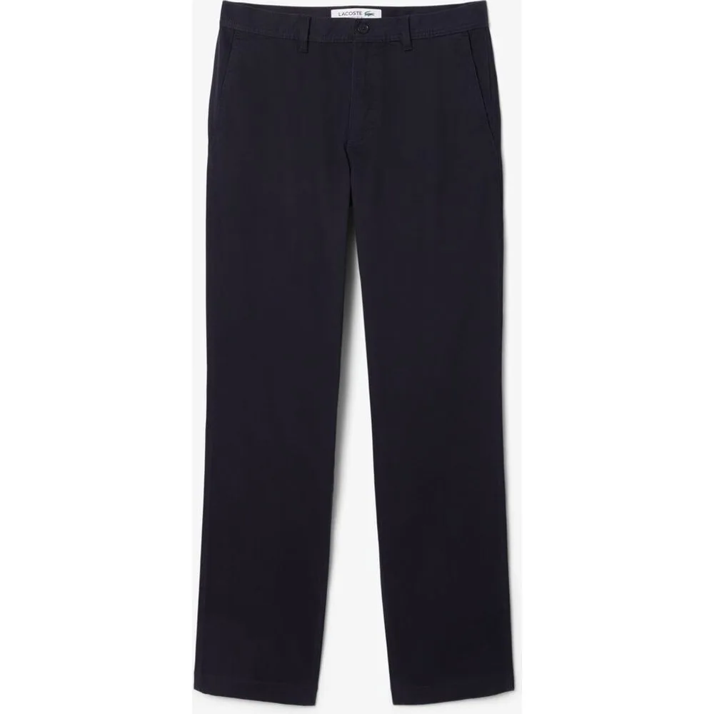 Pantalón de hombre chino de algodón de corte regular - Lacoste - FashionsVida