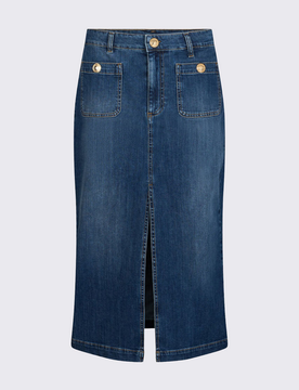Gonna in jeans donna denim blue
