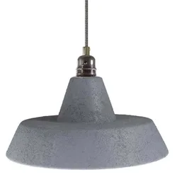 Cables Lampe Suspendue Avec Ampoule Textile Industrial Ceramics 1.2 M White Cement One Size