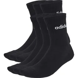 Linear Crew Socks Cushioned Socks 6 Pair Pack Socken, schwarz M