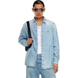 Camisa vaquera de hombre regular fit de manga larga