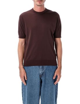 Kempton Essential Cotton T-Shirt with Crew Neck, Ribbed Trims & Regular Fit