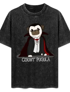 Count Pugula! T-Shirt Basic Solid Color Casual Tee Shirt - Aliexpress - FashionsVida