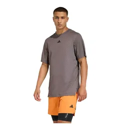T-shirt à Manches Courtes D4t Power 3 Stripes Charcoal L