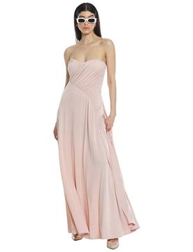 Vestito lungo cipria TIGRE RCP2409006012