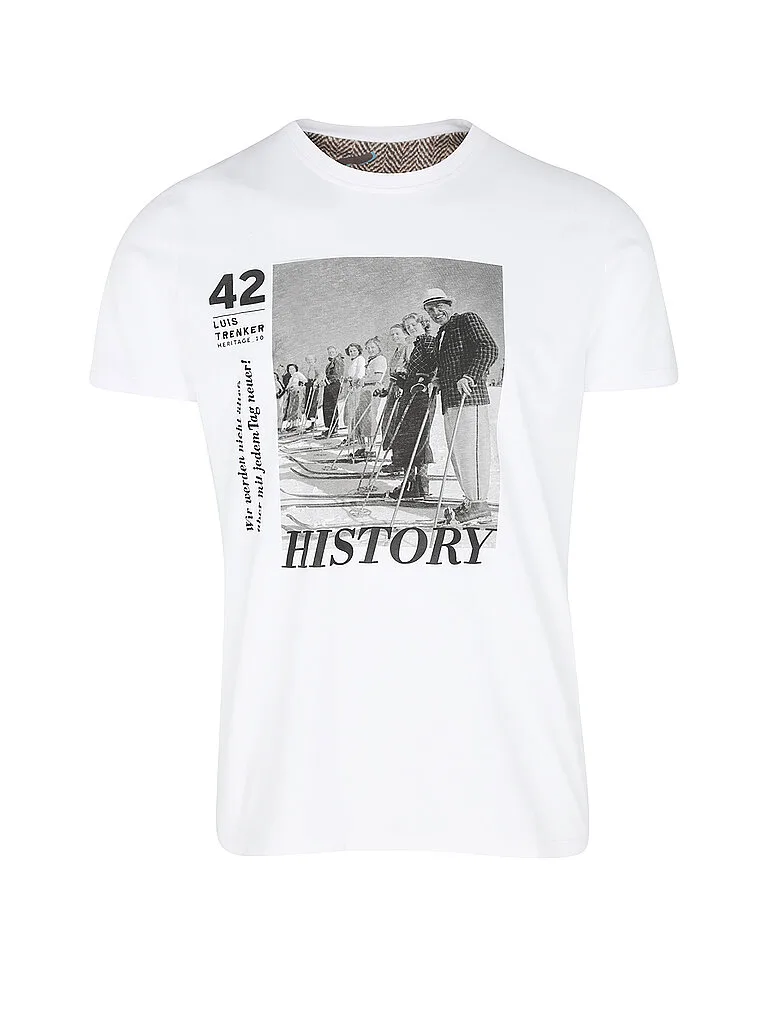 T-Shirt LULUIS blanc M - LUIS TRENKER - FashionsVida