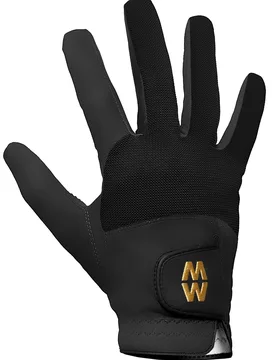 Pair Black Short Mesh Sports Gloves Unisex 11 Unisex - - Black - Size: 11 Unisex - MacWet - FashionsVida
