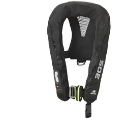 Harness Inflatable Life Jacket Black 40-150 kg unisex
