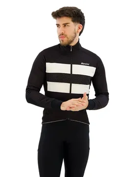 Santini Giacca Color Bengal Black