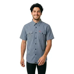 Camicia A Maniche Corte Dixxon Grey