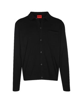 HUGO Strickjacke San Jordan-CV schwarz M herren