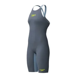 Fastskin Lzr Pure Valor 2.0 Openback Swimsuit Grey Lead / Acadia Blue UK 24 Women