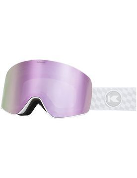 Skibrille Slingshots Lilac Powder / Revo Lilac aus Silikon Grau