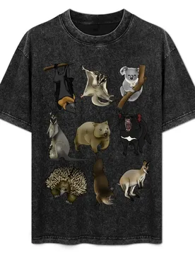 Aussie Animals T-Shirt High Quality Durable T-Shirt - Aliexpress - FashionsVida