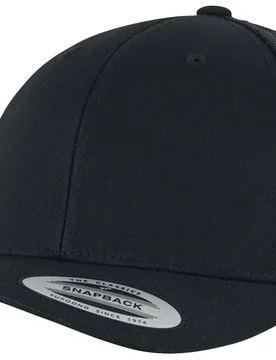 Cap - Retro Trucker - schwarz - Unisex - unisex - Flexfit - FashionsVida