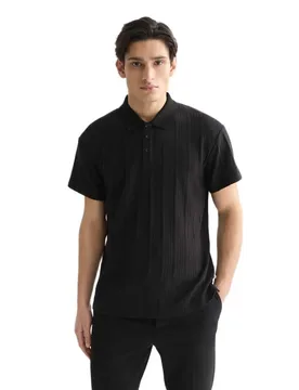 Polo à Manches Courtes 182269 Relaxed Fit Meteorite L - Scotch & Soda - FashionsVida