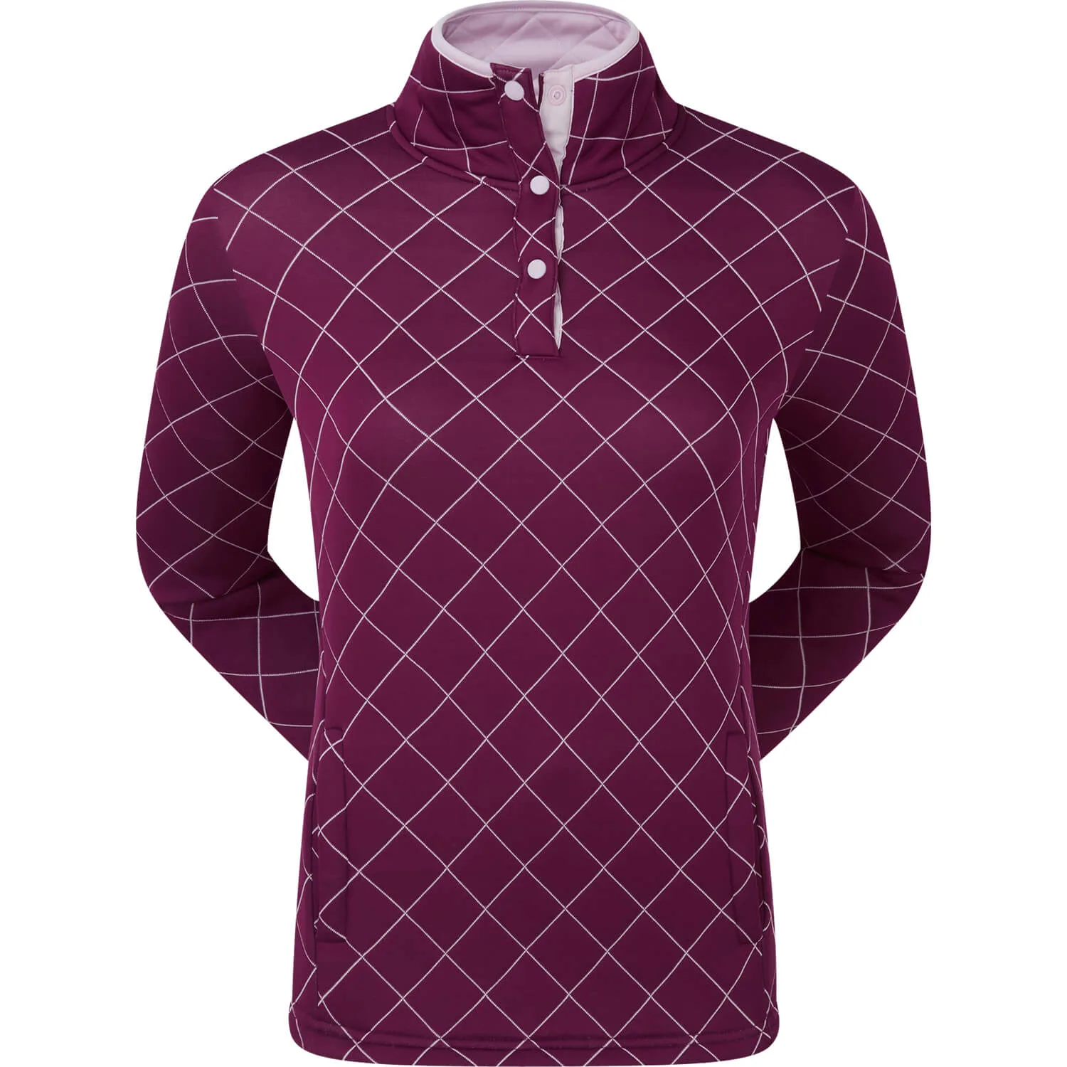 Layer Quilted Jersey, weinrot s - FootJoy - FashionsVida