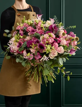 Luxury Peony Rose & Nerine Bouquet - M&S Flower Market - FashionsVida
