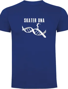 T-shirt à Manches Courtes Skateboard Dna Royal Blue M