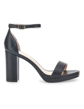 Sandali Neri con Tacco e Cinturino 33671 39 - LE HAVRE PARIS - FashionsVida