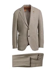Anzug Herren Dunkelbraun 52 Herren