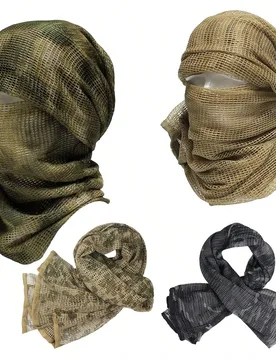 Pieza Pañuelo táctico de camuflaje, Red de camuflaje de francotirador, Velo para hombres de deportes de camuflaje, Envoltura de armas para caza, tir - Shein - FashionsVida