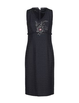 Vestido midi Mujer Azul noche 40,42 Mujer