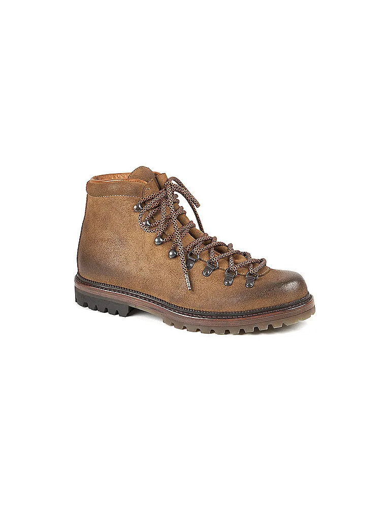 Chaussures à lacets traditionnelles marron clair 44 - DIRNDL & BUA - FashionsVida