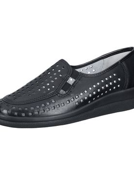 Damen-Halbschuh 37 schwarz