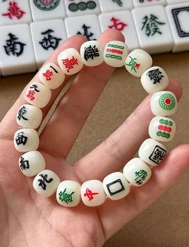Fashionable Minimalist, and Casual Mahjong Bead Bracelet with Niche Design and Bracelet - Aliexpress - FashionsVida