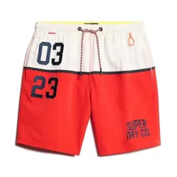 Pantaloncino Da Bagno Nautical Logo 17´´ Tricolore Red 2XL