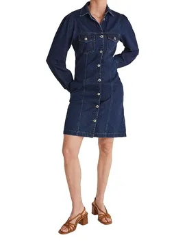 Vestito Corto A Maniche Lunghe Sunny Denim XS